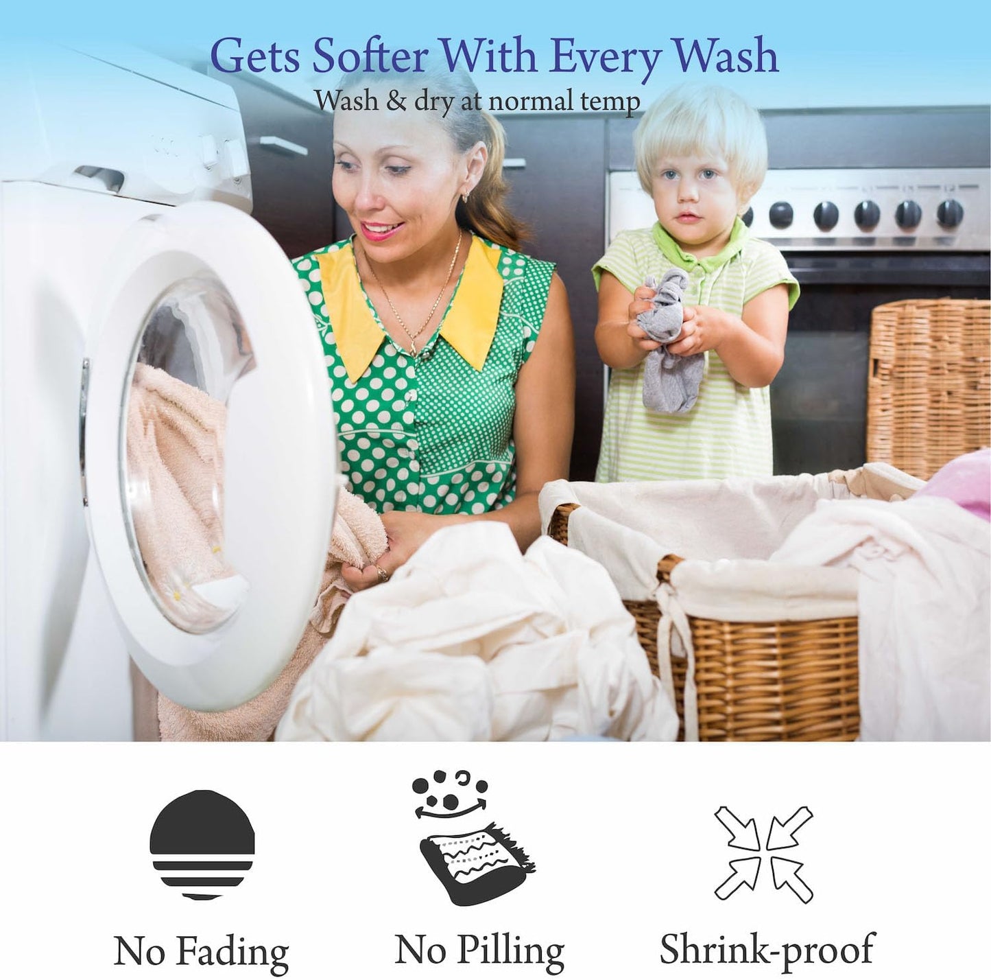 Coverless Printed Aurora Black Velvet Reversible Comforter Set - 3-Pieces , 10.5 Tog