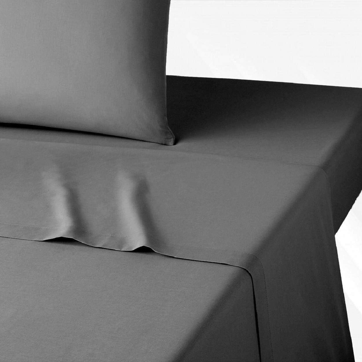 Fitted Sheet 200 Thread Count 100% Egyptian Cotton Plain Dyed Bed Sheets