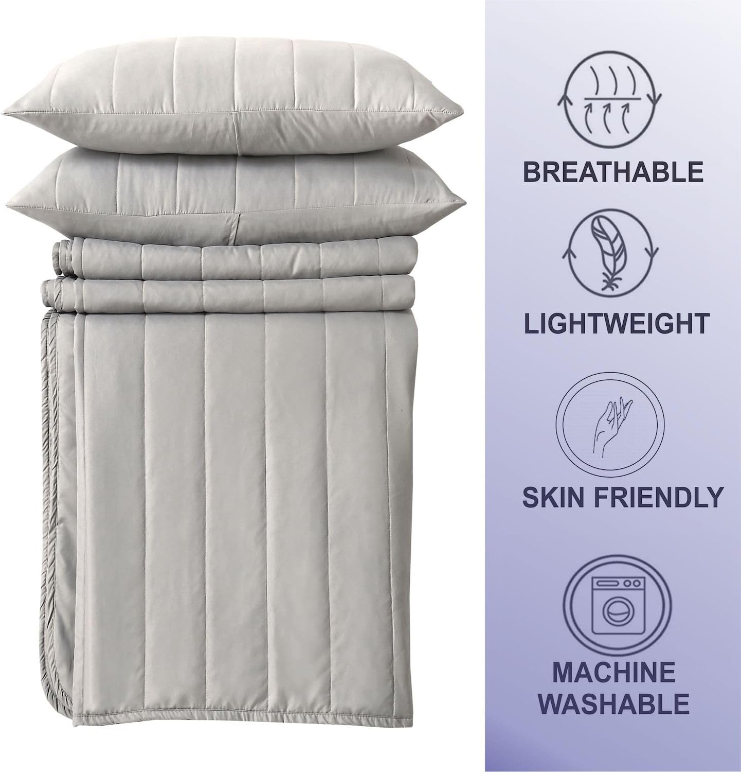 King Size Bedspreads Quilted Pattern - 3Pcs