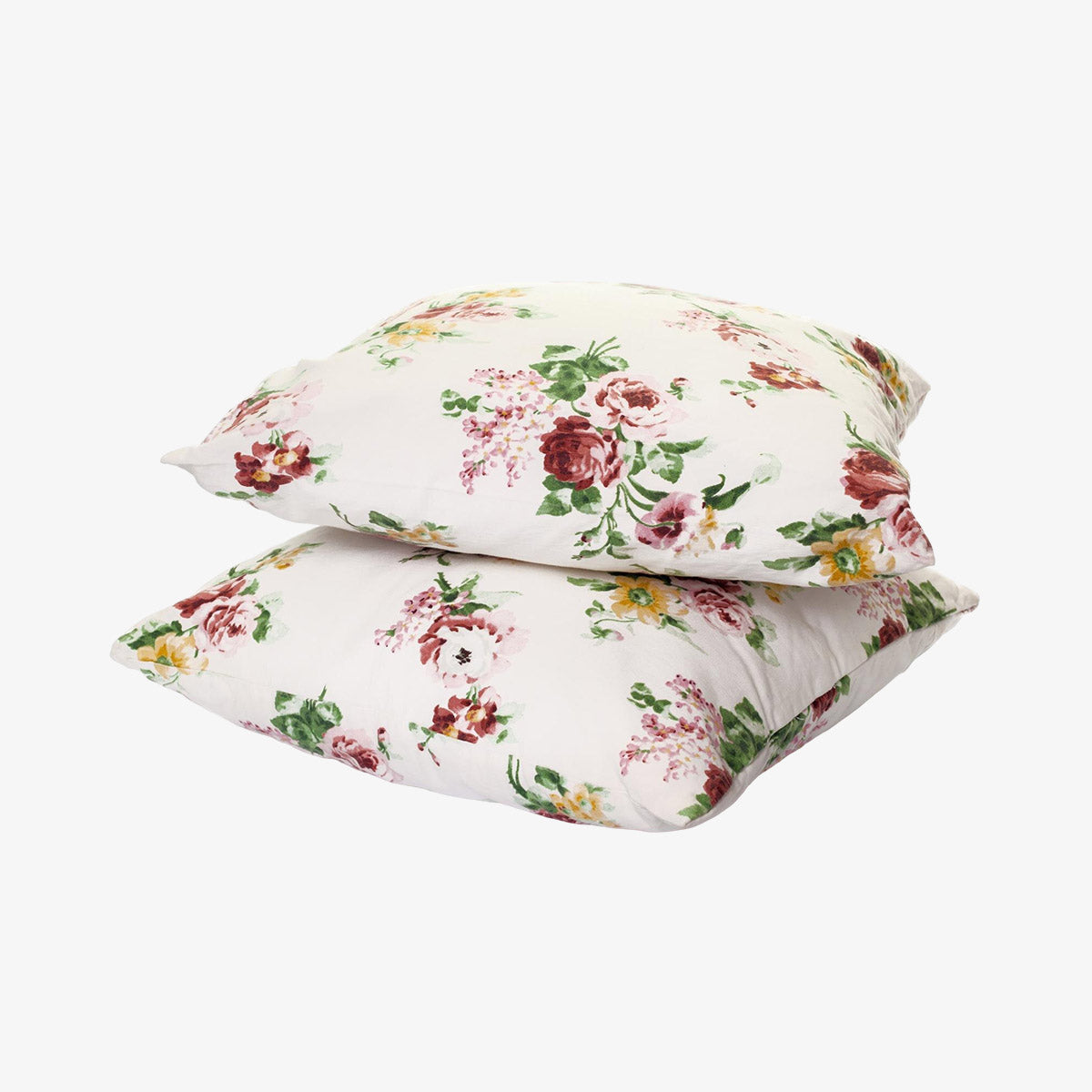 Floral print comforter