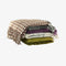 Stacked throw blankets