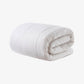 Plush white comforter