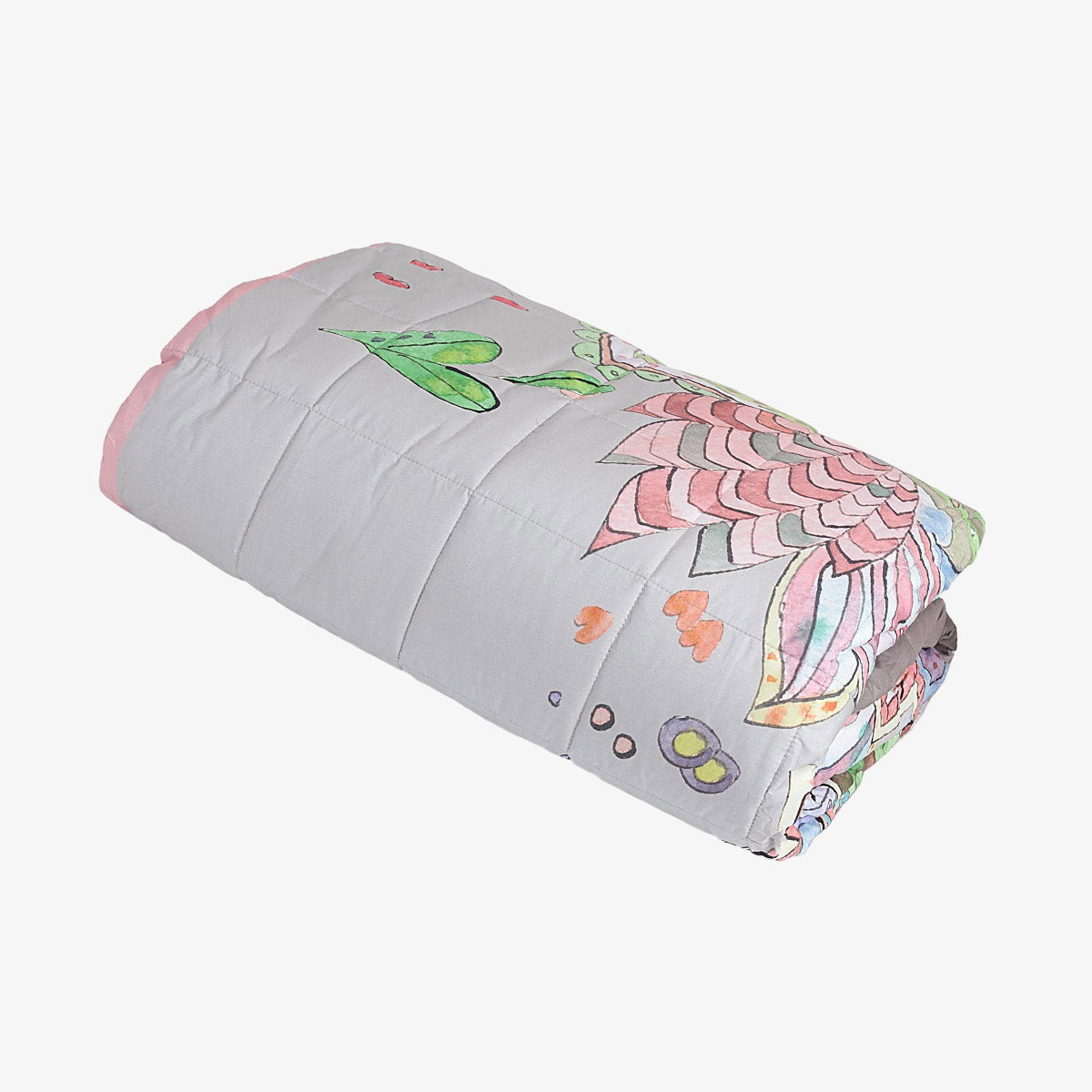 Elegant floral duvet