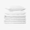 Nuvia white bed set