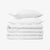 Plush white comforter
