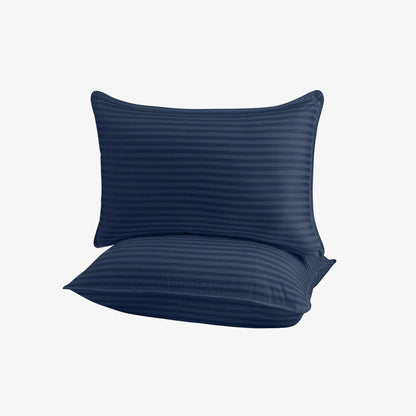 Black pillow stack