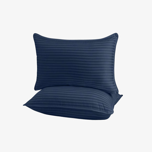 Black pillow stack