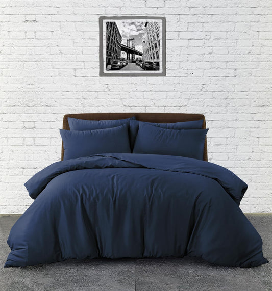 Plain Duvet Cover Sets 3 Pcs