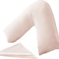 V Shaped Pillowcase Maternity Neck Support Blush