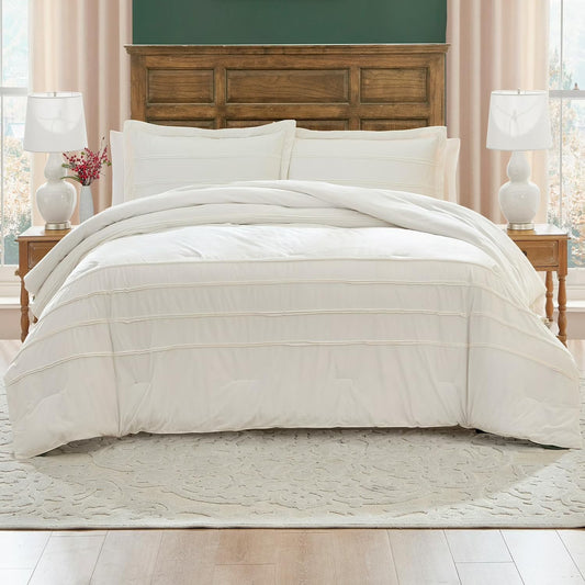 Coverless Rosealinn White Velvet Design - 3-Pieces ,10.5 Tog