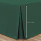 Box Pleated Base Valance Sheet Microfiber Soft Brushed