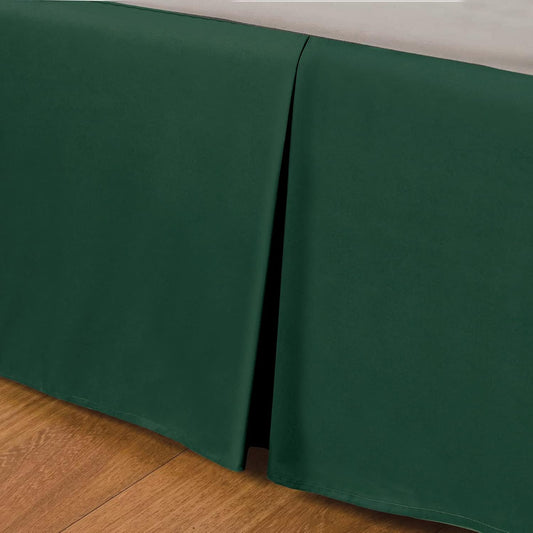 Box Pleated Base Valance Sheet Microfiber Soft Brushed