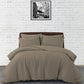Plain Duvet Cover Set Soft Microfiber - 3Pcs