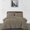 Plain Duvet Cover Set Soft Microfiber - 3Pcs
