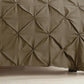 Pintuck Duvet Cover Set Pinch Pleat Soft Microfiber Quilt Cover - 3Pcs