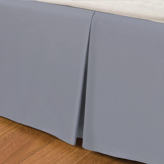 Box Pleated Base Valance Sheet Microfiber Soft Brushed
