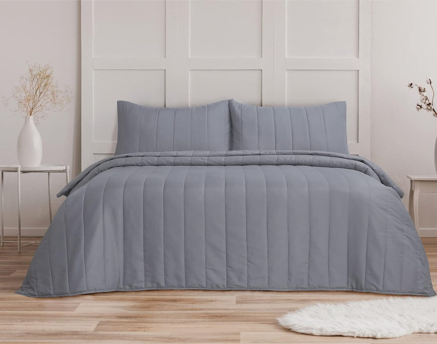 King Size Bedspreads Quilted Pattern - 3Pcs