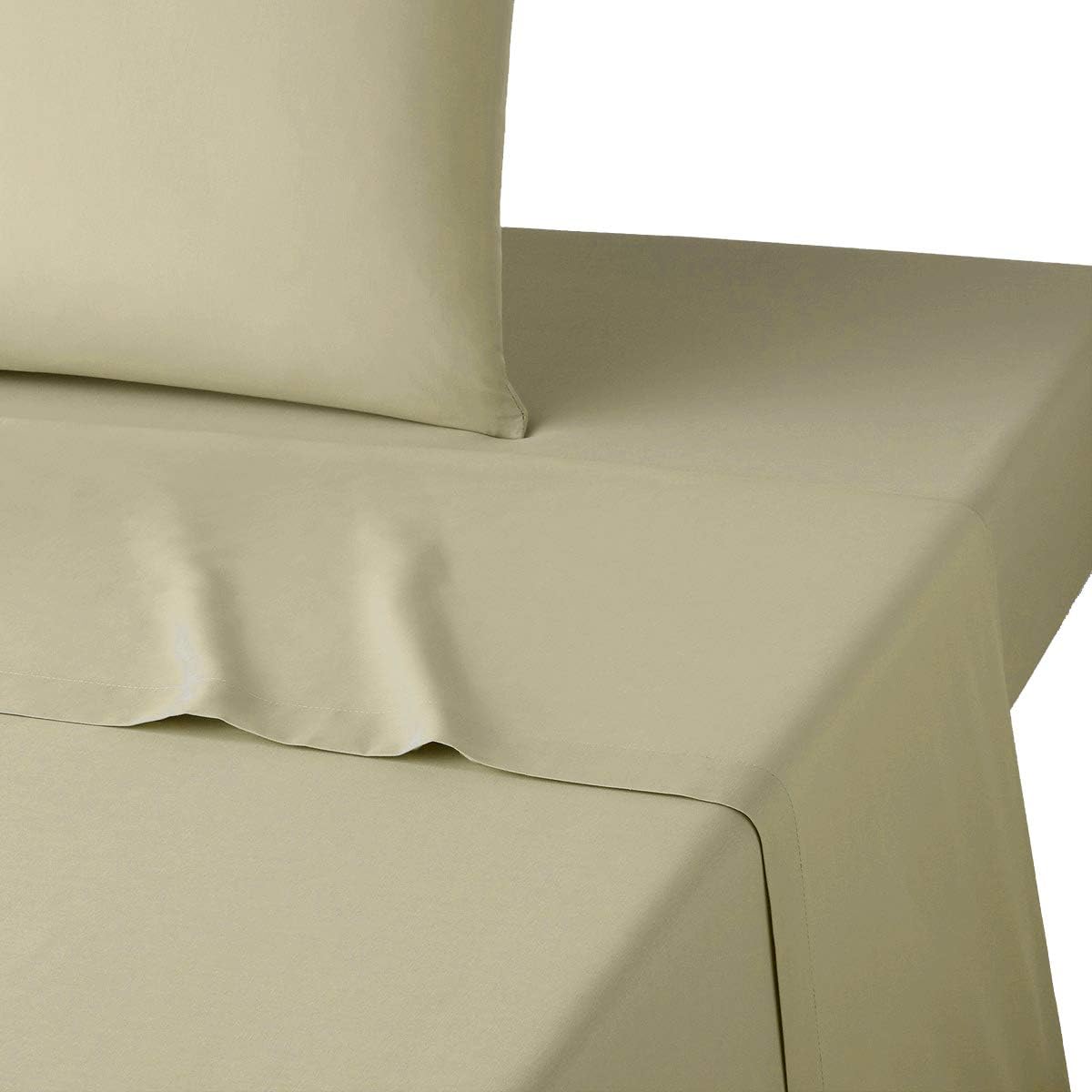 Fitted Sheet 200 Thread Count 100% Egyptian Cotton Plain Dyed Bed Sheets