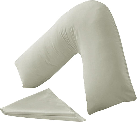 V Shaped Pillowcase Maternity Neck Support Linen