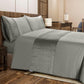 Velvet Band Quilt Cover Set Soft Microfiber with Quilted Square - 3Pcs