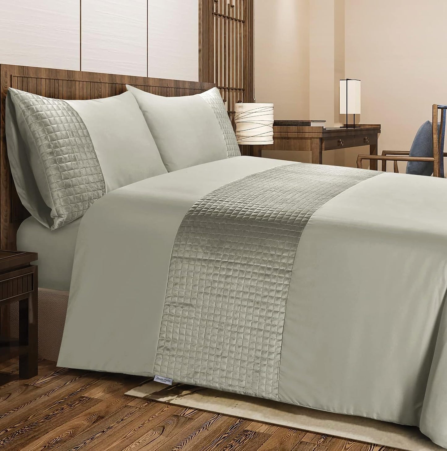 Velvet Band Quilt Cover sets 3 Pcs