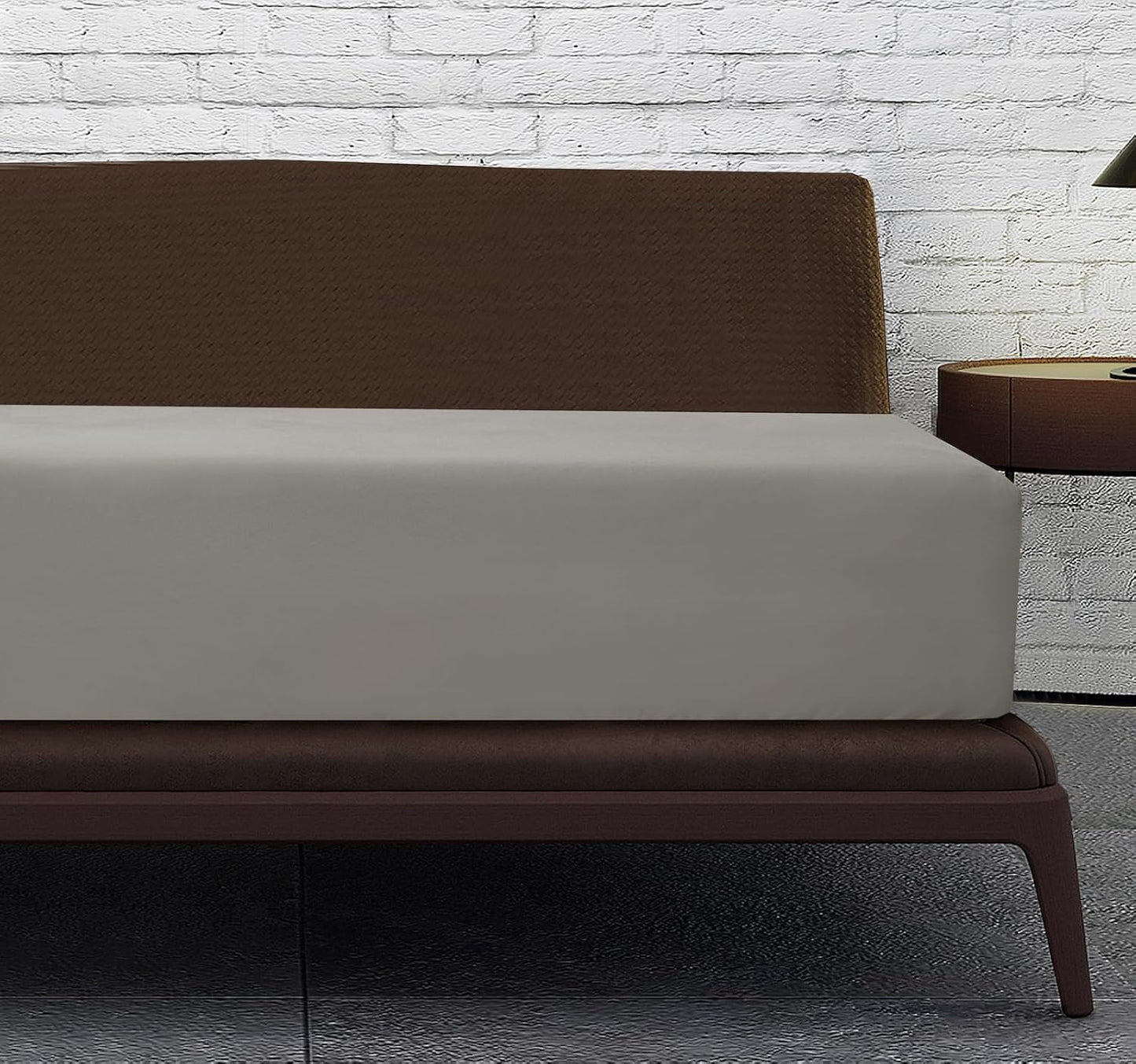 Fitted Sheet Deep fit 12''/30cm Microfiber Easy Care - Ultra Soft Brushed Wrinkle and Fade Resistance