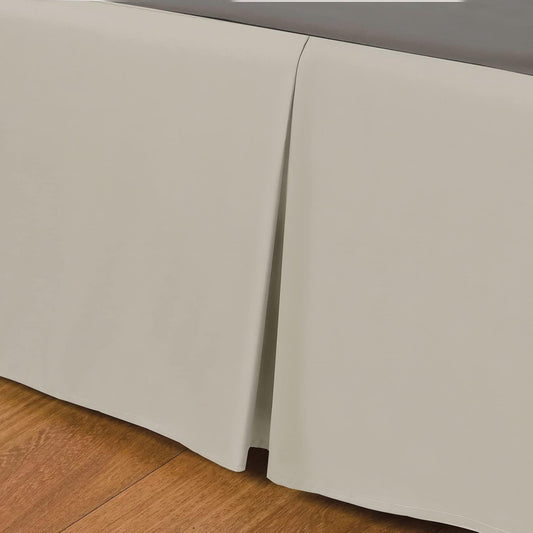 Box Pleated Base Valance Sheet Microfiber Soft Brushed