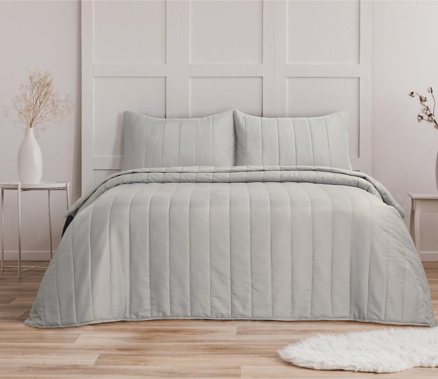 King Size Bedspreads Quilted Pattern - 3Pcs