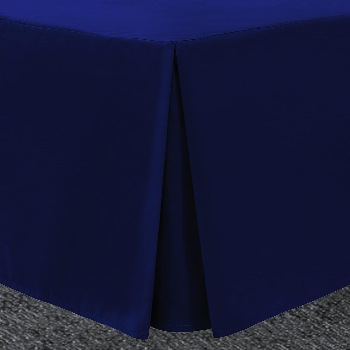 Box Pleated Base Valance Sheet Microfiber Soft Brushed