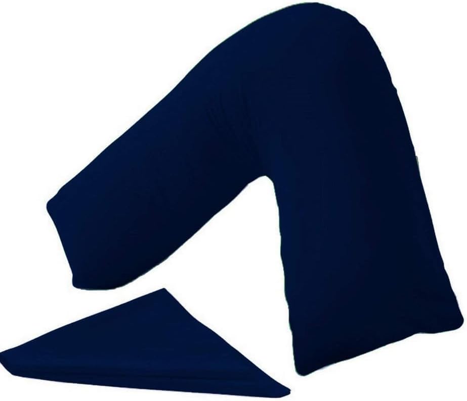 V Shaped Pillowcase Maternity Neck Support Navy