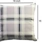 Cushion Cover Pack of 4 Natural Check Cushion 100% Cotton