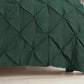Pintuck Duvet Cover Set Pinch Pleat Soft Microfiber Quilt Cover - 3Pcs