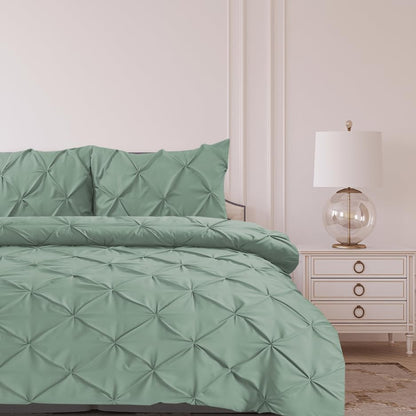 Pintuck Duvet Cover Sets 3 Pcs
