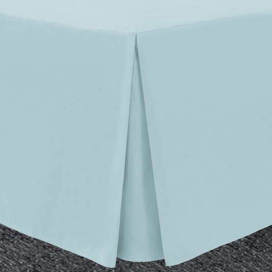 Box Pleated Base Valance Sheet Microfiber Soft Brushed