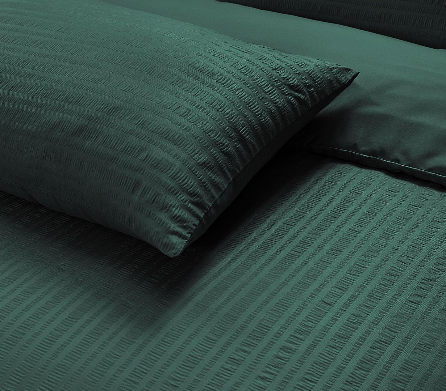 Seersucker Duvet Cover Set 3 Pcs