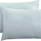 Brushed Microfiber Housewife Pillowcases 2 Pack Spa Blue