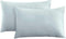 Brushed Microfiber Housewife Pillowcases 2 Pack Spa Blue