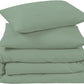 Plain Duvet Cover Set Soft Microfiber - 3Pcs