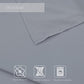 Brushed Microfiber Housewife Pillowcases 2 Pack Gray