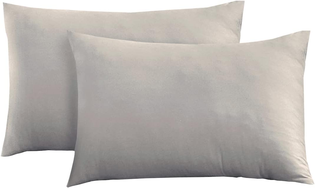 Brushed Microfiber Housewife Pillowcases 2 Pack Linen