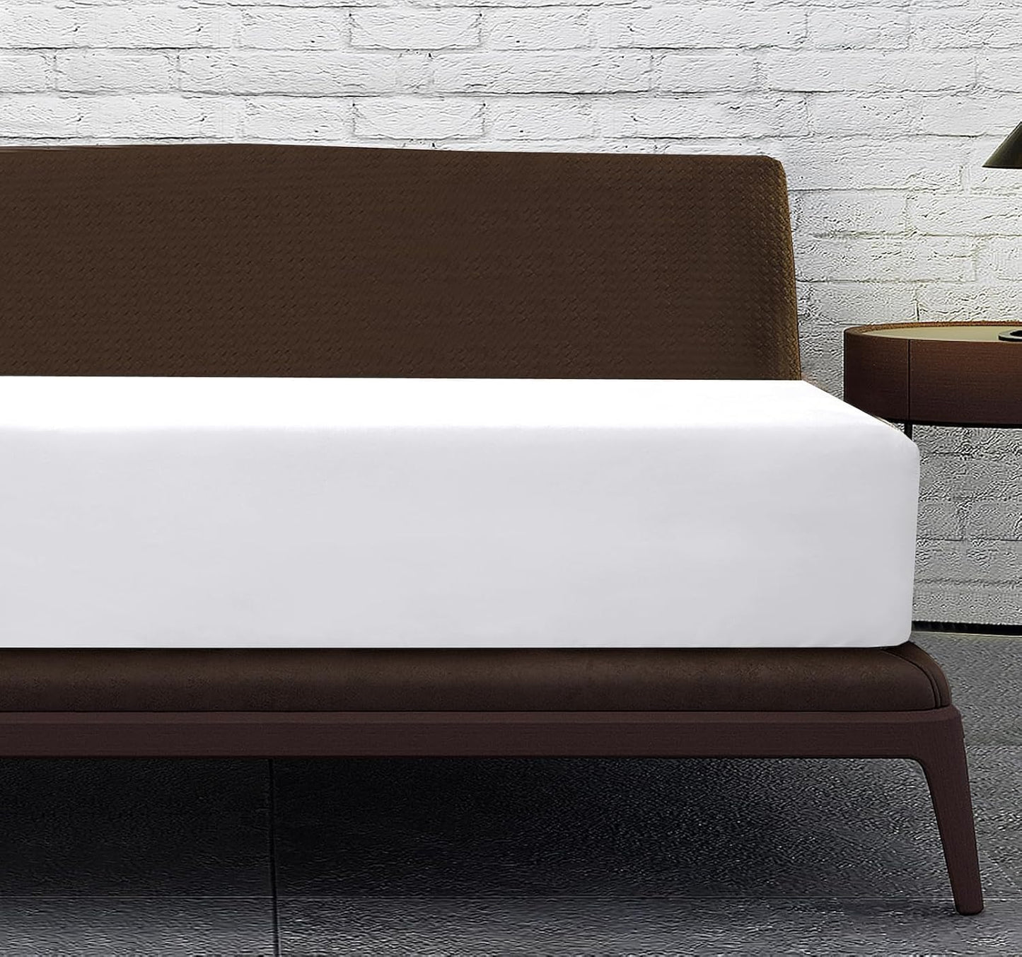 Fitted Sheet Deep fit 12''/30cm Microfiber Easy Care - Ultra Soft Brushed Wrinkle and Fade Resistance