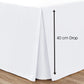 Box Pleated Base Valance Sheet Microfiber Soft Brushed